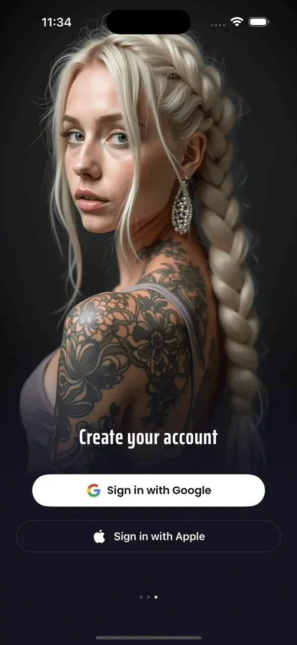 Tattoo AI App Preview 1